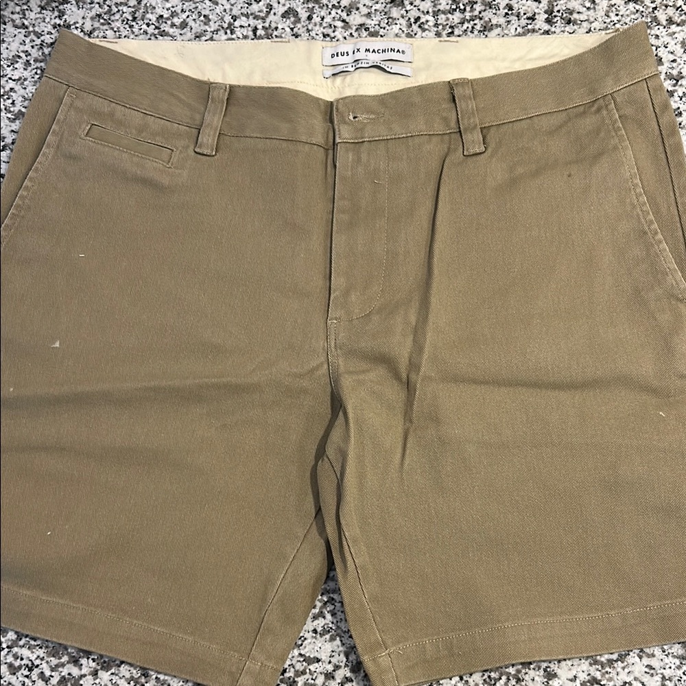 Khaki Mens Shorts by Deus ex Machina